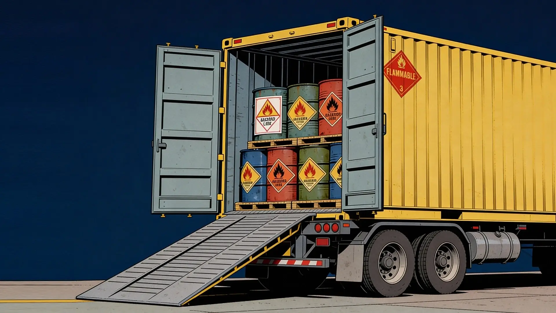 Fuel transportation and flammable liquids logistics